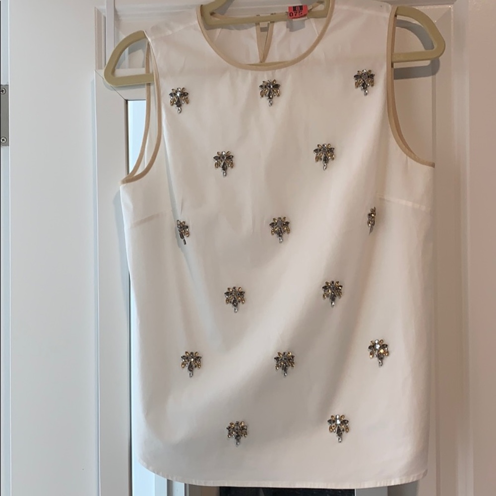 J. Crew sleeveless blouse
